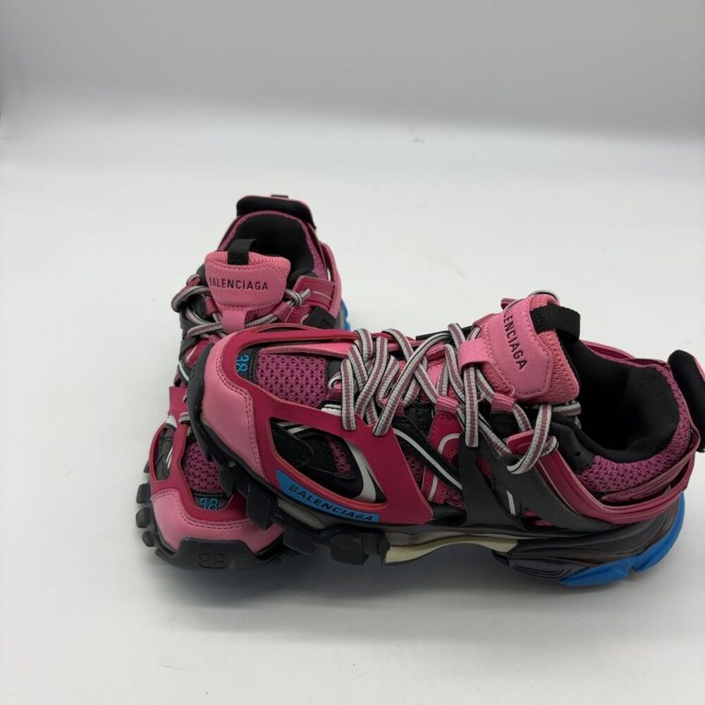 Balenciaga Pink, Blue & Black Runner Sneakers